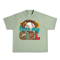 Oil Green love my girl baseball Urban Heavy Tee - HRA Design Shop