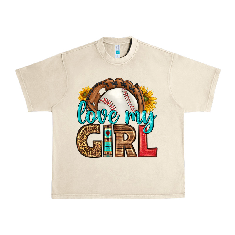Love My Girl Baseball Urban Heavy Tee by HRA Design Shop | Teevron