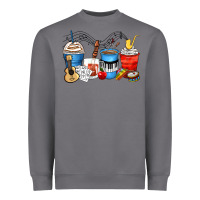 Music Teacher Coffee Cups Heavyweight Sweatshirt | Teevron