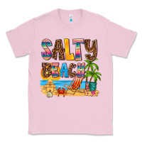 Bubblegum Pink salty beach Classic Tee - AdoDesignShop