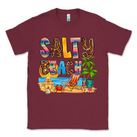 Burgundy salty beach Classic Tee - AdoDesignShop