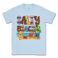 Dusty Blue salty beach Classic Tee - AdoDesignShop