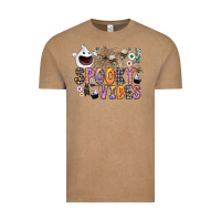 Vintage Coffee spooky vibes Vintage Tee - CowhideDigitalArt