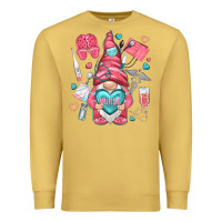 Antique Gold nurse with heart Premium Sweatshirt - NancyCooperArtShop