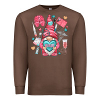 Chestnut nurse with heart Premium Sweatshirt - NancyCooperArtShop