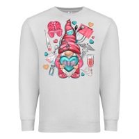 Dove Grey nurse with heart Premium Sweatshirt - NancyCooperArtShop