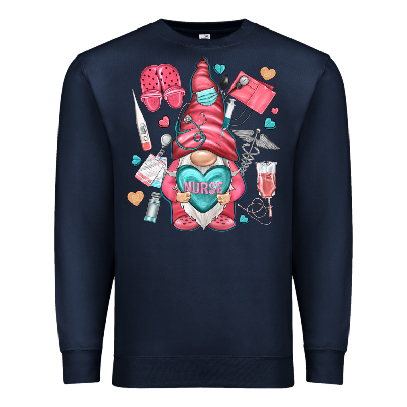 Nurse With Heart Premium Sweatshirt by NancyCooperArtShop | Teevron