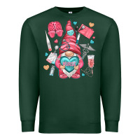 Sports Green nurse with heart Premium Sweatshirt - NancyCooperArtShop