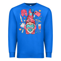 True Royal nurse with heart Premium Sweatshirt - NancyCooperArtShop