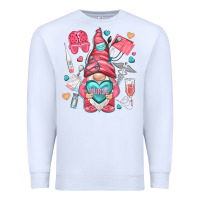 White nurse with heart Premium Sweatshirt - NancyCooperArtShop