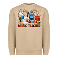 Mushroom music teacher coffee cups Heavyweight Sweatshirt - Zillion Design Studio
