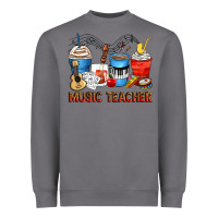 Music Teacher Coffee Cups Heavyweight Sweatshirt | Teevron