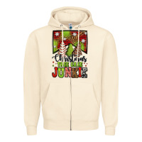 Sandshell Christmas tree cake junkie Zipper Hoodie - Jasminsmagicworld