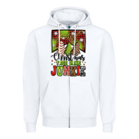White Christmas tree cake junkie Zipper Hoodie - Jasminsmagicworld