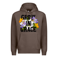 Coffee Grow In Grace Premium Hoodie - LillyAllenDesigns
