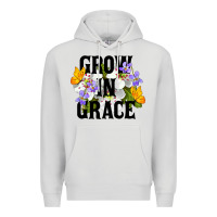 Dove Grey Grow In Grace Premium Hoodie - LillyAllenDesigns