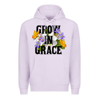 Lilac Grow In Grace Premium Hoodie - LillyAllenDesigns