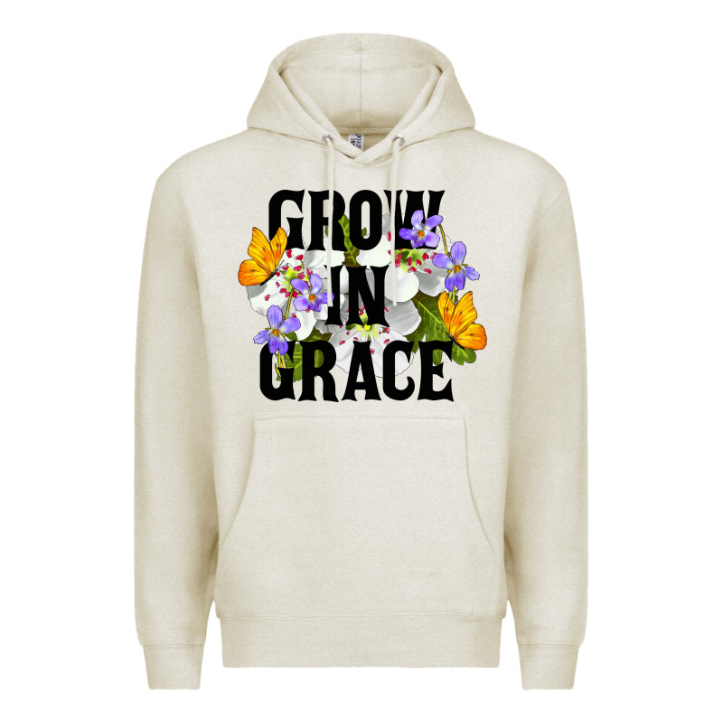 Grow In Grace Premium Hoodie by LillyAllenDesigns | Teevron