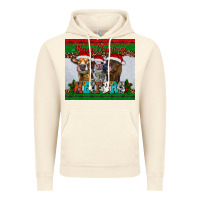 Vintage Artic merry christmas heifers Vintage Hoodie - RanaPortraitStore