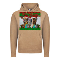 Vintage Coffee merry christmas heifers Vintage Hoodie - RanaPortraitStore