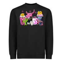 Black neon western coffee cups Heavyweight Sweatshirt - Zillion Design Studio