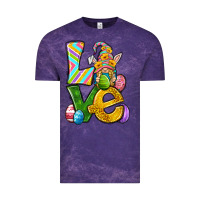 Cloud Purple Love gnome Easter Vintage Tee - Neo Western