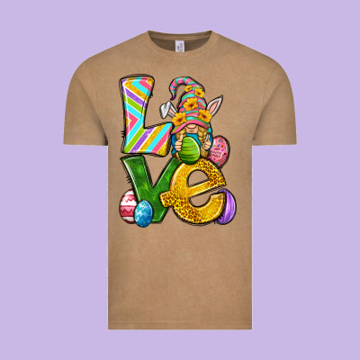 Love Gnome Easter Vintage Tee Designed By Neo Western