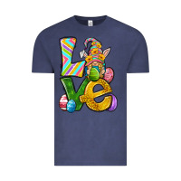 Vintage Denim Love gnome Easter Vintage Tee - Neo Western