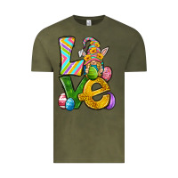 Vintage Olive Love gnome Easter Vintage Tee - Neo Western