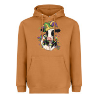 Meerkat mardi gras cow Heavyweight Hoodie - MaliasSmallBusiness