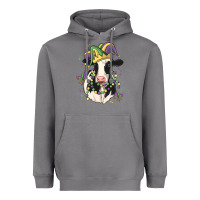 Storm mardi gras cow Heavyweight Hoodie - MaliasSmallBusiness