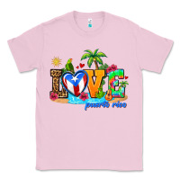 Bubblegum Pink love puerto rico Classic Tee - AdoDesignShop