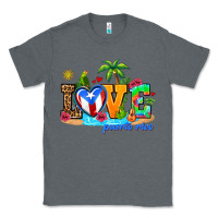 Charcoal Heather love puerto rico Classic Tee - AdoDesignShop