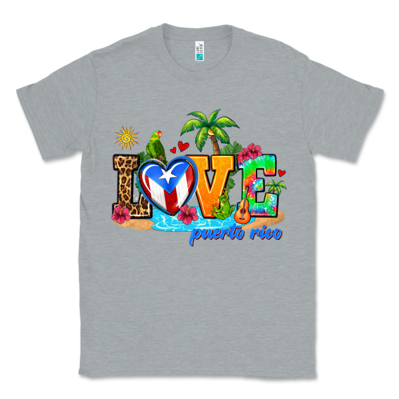 Love Puerto Rico Classic Tee by AdoDesignShop | Teevron