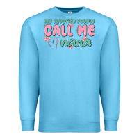 Ocean Blue my favorite people call me nana Premium Sweatshirt - MaliasSmallBusiness