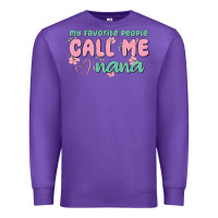 Purple my favorite people call me nana Premium Sweatshirt - MaliasSmallBusiness