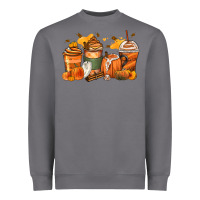 Storm pumpkin spice latte coffee cups Heavyweight Sweatshirt - Zillion Design Studio