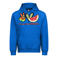 Cobalt Peace love watermelon Urban Hoodie - NancyCooperArtShop