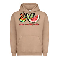 Pigment Burro Peace love watermelon Urban Hoodie - NancyCooperArtShop