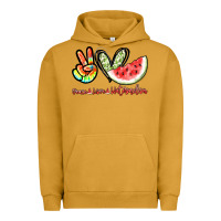 Pigment Peanut Butter Peace love watermelon Urban Hoodie - NancyCooperArtShop
