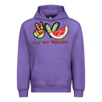 Tulip Peace love watermelon Urban Hoodie - NancyCooperArtShop