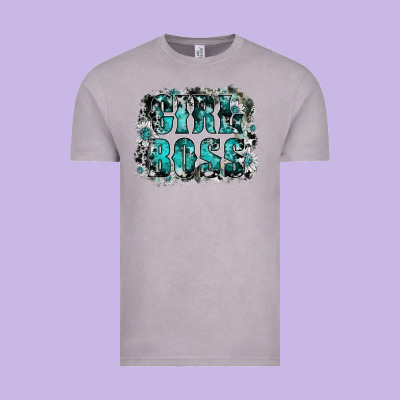 Girl Boss Vintage Tee Designed By Sublimationcraftshop
