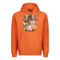 Carrot Western Pigs with Crosses Premium Hoodie - LillyAllenDesigns