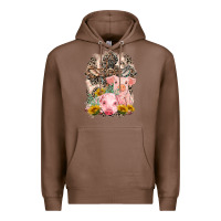 Chestnut Western Pigs with Crosses Premium Hoodie - LillyAllenDesigns