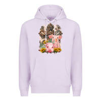 Lilac Western Pigs with Crosses Premium Hoodie - LillyAllenDesigns