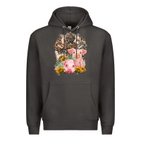 Smoke Western Pigs with Crosses Premium Hoodie - LillyAllenDesigns