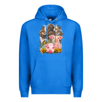 True Royal Western Pigs with Crosses Premium Hoodie - LillyAllenDesigns