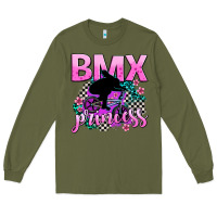 Army Green bmx princess Long Sleeve Tee - AdoDesignShop