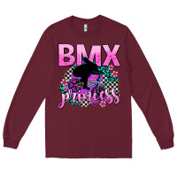 Burgundy bmx princess Long Sleeve Tee - AdoDesignShop