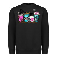 Black motocross coffee cups Heavyweight Sweatshirt - Zillion Design Studio